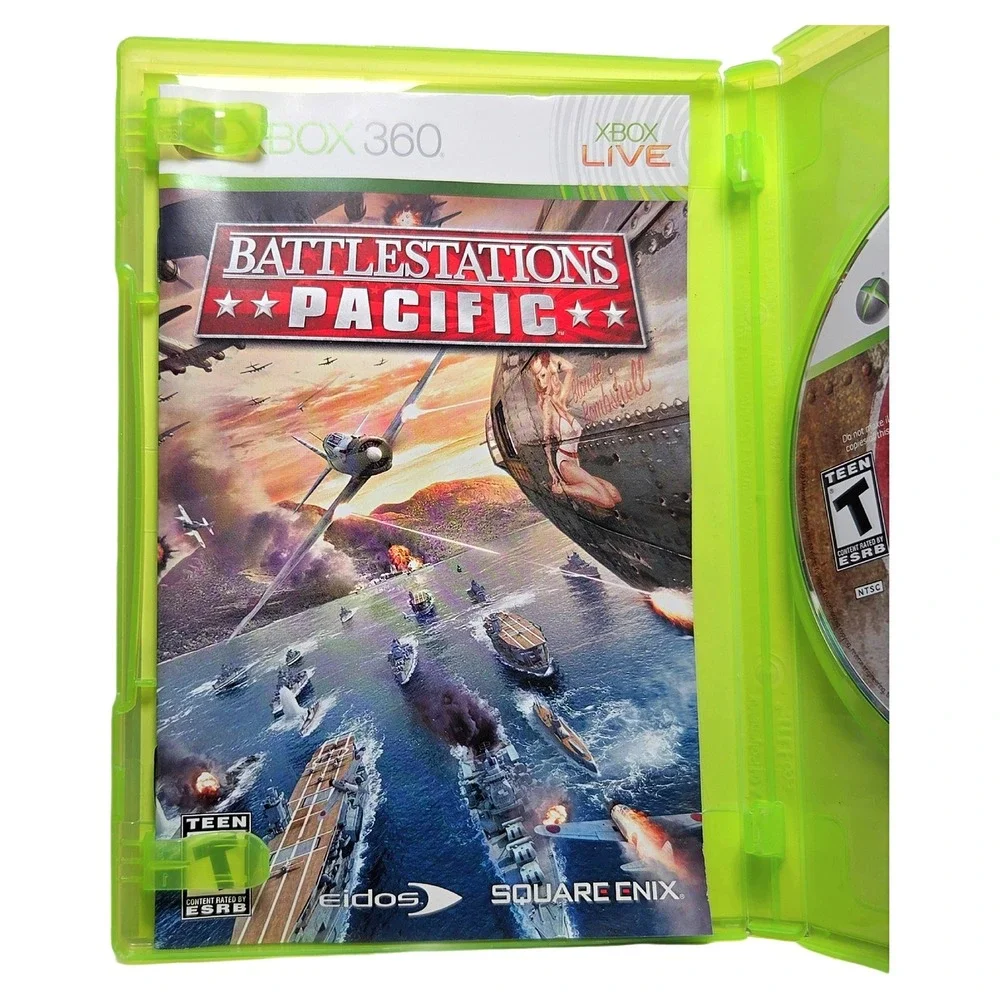 Battlestations Pacific Xbox 360 Strategy Simulation Game EUC Excellent‎